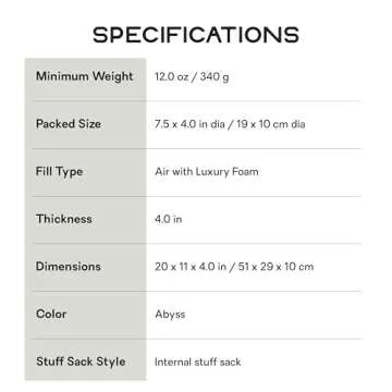 NEMO Fillo Luxury Pillow - Comfortable and Compact Camping Essential