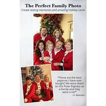 PajamaGram Family Christmas Pajamas - Family Christmas PJs Matching Sets Wmn XS Red