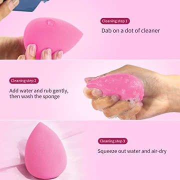 BEAKEY Latex-Free Makeup Sponge Set for Flawless Application