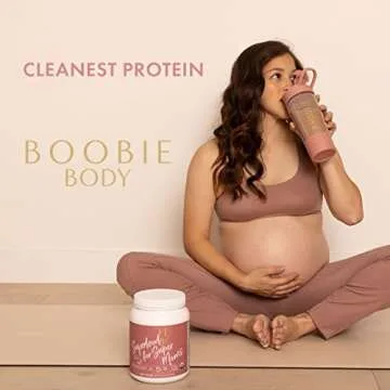 Boobie Body Superfood Protein Meal Replacement Shake, Vanilla Cookie Flavor | 19g Protein | Safe for Pregnancy, Lactation, & Motherhood | Organic, Vegan, Zero Sugar, 1 Tub (20 Servings)