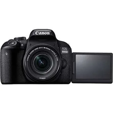 Canon EOS Rebel 800D/T7i DSLR Camera with 18-55 4-5.6 is STM Lens (1895C002) + 64GB Card + Color Filter Kit + Case + Photo Software + LPE17 Battery + External Charger + More (Renewed)