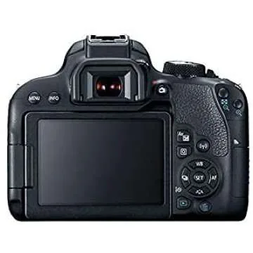 Canon EOS Rebel 800D/T7i DSLR Camera with 18-55 4-5.6 is STM Lens (1895C002) + 64GB Card + Color Filter Kit + Case + Photo Software + LPE17 Battery + External Charger + More (Renewed)