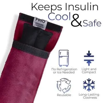 FRIO INDIVIDUAL Insulin Pen Cooling Case - Individual Medication Cooler - Diabetic Travel Case - Single Wallet