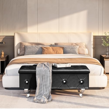 Elegant DKLGG Storage Ottoman Bench for Stylish Storage Solutions