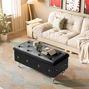 Elegant DKLGG Storage Ottoman Bench for Stylish Storage Solutions