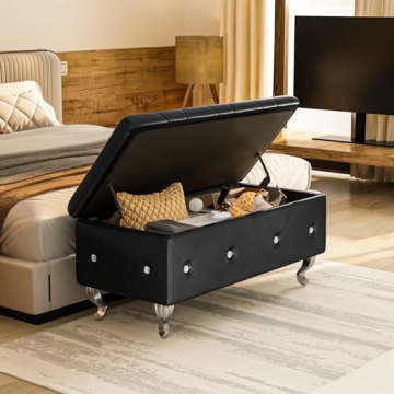 Elegant DKLGG Storage Ottoman Bench for Stylish Storage Solutions