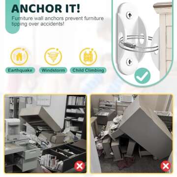 Secure Baby Proofing with 4our Kiddies Furniture Wall Anchors