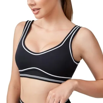 Stylish Move With You Sweetheart Padded Sports Bra for Women