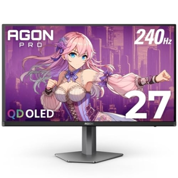 AOC Agon PRO AG276QZD2 27" OLED Gaming Monitor - 2560x1440, 240Hz, G-SYNC