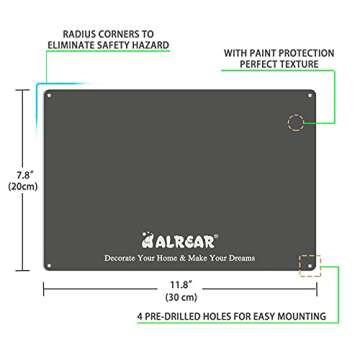ALREAR Hot Cocoa Bar Sign Vintage Christmas Coffee Station Wall Decor Metal Signs Home Kitchen Decorations Aluminum 8" x 12"