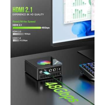 Powerful AMD Ryzen 9 Mini Gaming PC with 32GB RAM