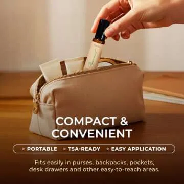 Gya Labs Peppermint Essential Oil Roll-On for Comfort