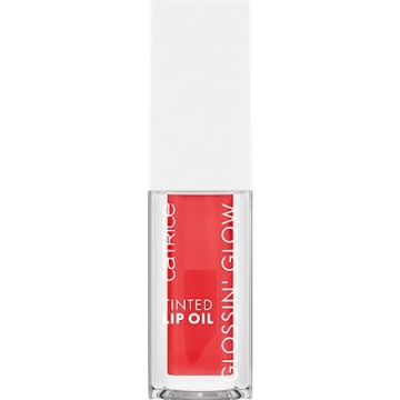 Catrice | Glossin’ Glow Tinted Lip Oil | High Shine, Moisturizing Lip Stain | With Cherry & Pomegr...