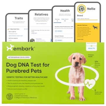 Embark Purebred Kit - Comprehensive Dog DNA Test for Health & Traits