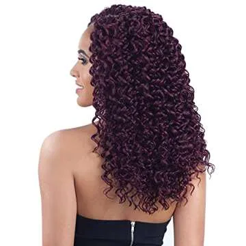 FreeTress Beach Curl 12" Crochet Braids - 6-Pack for Effortless Style