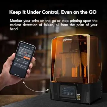 phrozen Sonic Mighty Revo LCD Resin 3D Printer, 14K Mono 10.1" LCD Screen, Auto Leveling User-Friendly Failure Detection, Built-in Heater Exhaust Vent, L8.8 x W5 x H9.3 inch Printing Volume