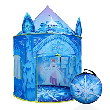 Cosone Kids Play Tent, Frozen Toy for Girls, Princess Castle Playhouses Indoor, Outdoor Princess Toy...