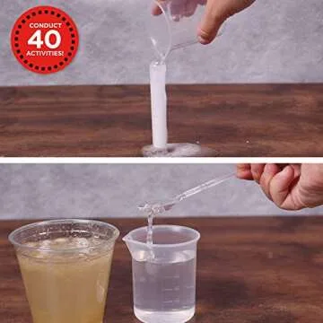 Discovery Extreme Chemistry STEM Science Kit, At-Home STEM Kits For Kids, Chemistry Experiments, Chemistry Activities for Birthday Parties, Sleepovers, Science Set For Kids Ages 8, 9, 10