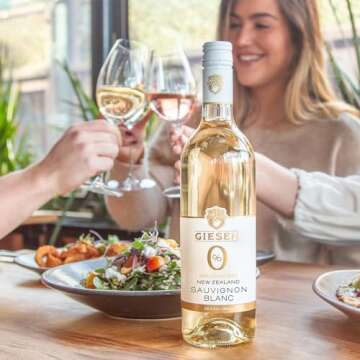 Giesen Non-Alcoholic Sauvignon Blanc - Premium Dealcoholized White Wine from New Zealand | 3 PACK