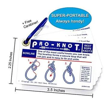 Pro-Knot Waterproof Knot Book for Outdoor Fun and Learning