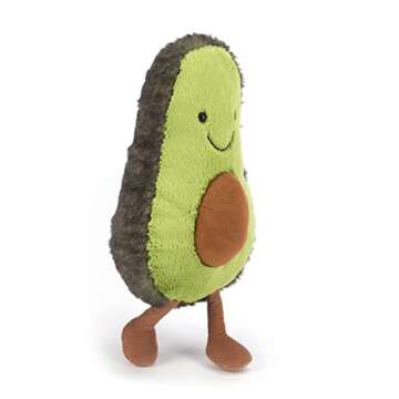 Jellycat Amuseables Avocado Stuffed Toy - Adorable 12" Vegetable Plush