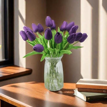 Lifelike ALIERSA Mini Tulip Bouquets for Home Decor