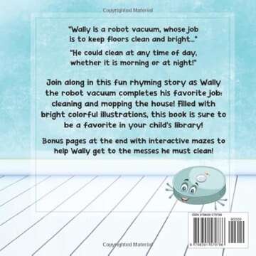 Wally the Robot Vacuum - Smart Home Cleaning Solution with Powerful Suction and Self-Charging