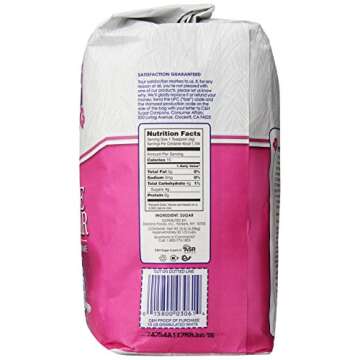 C&H Pure Cane Granulated White Sugar, 10 lb Perfect for Baking
