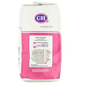 C&H Pure Cane Granulated White Sugar, 10 lb Perfect for Baking