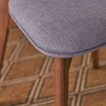 Stylish Mid-Century Modern Dining Chairs - 2-Pack