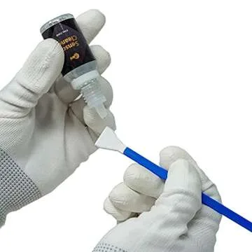 UES APSC16 Digital Camera APS-C Sensor Cleaning Kit, Compatible with Sony, Nikon, Canon DSLR Reflex & Mirrorless Cameras CCD & CMOS Sensor Clean: 14pcs 16mm APS-C Swabs + 15ml Sensor Cleaner Solution