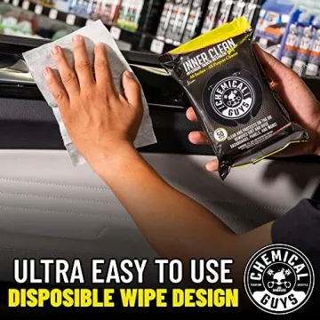 Chemical Guys InnerClean Interior Quick Detailer Wipes 50 Pack