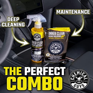 Chemical Guys InnerClean Interior Quick Detailer Wipes 50 Pack