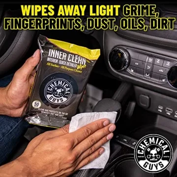 Chemical Guys InnerClean Interior Quick Detailer Wipes 50 Pack