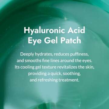 MIZON Hyaluronic Acid Eye Gel Patch, Collagen Patches, Eye Masks, Treatment for Puffy Eyes, Eye Pads...