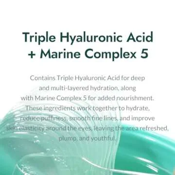 MIZON Hyaluronic Acid Eye Gel Patch, Collagen Patches, Eye Masks, Treatment for Puffy Eyes, Eye Pads for Dark Circles, Under Eye Bags, Wrinkle Care, Moisturizing, Improves Elasticity (30 PAIRS)