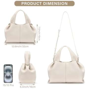 Stylish oscaurt Dumpling Cloud Bag for Women