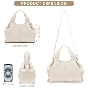 Stylish oscaurt Dumpling Cloud Bag for Women