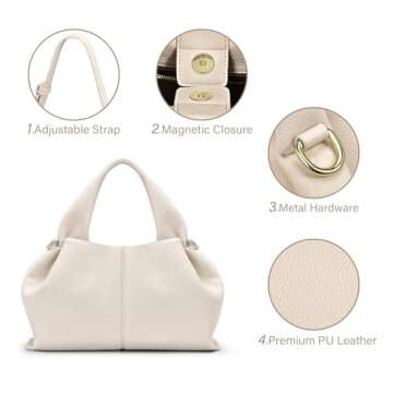 Stylish oscaurt Dumpling Cloud Bag for Women