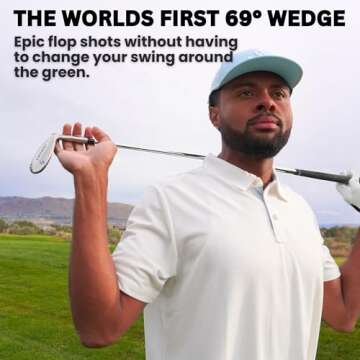 69 Degree Golf Wedge Golf Club, Sand Wedge Pitching Wedge, Lob Flop Wedge for Men, Pitching Wedge for Men - (Right Hand)