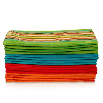 Vibrant Simpli-Magic Kitchen Dish Towels Set - 8 Pack
