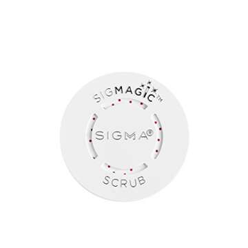 Sigma Beauty Portable 2-in-1 SigMagic Scrub – Solid, Professional Grade Makeup Brush Cleaner with ...