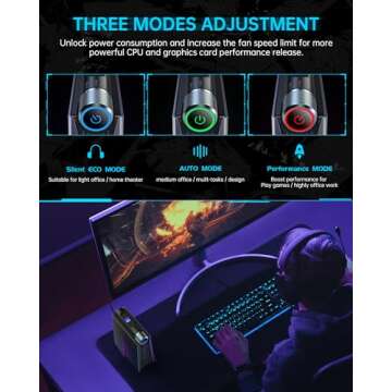 ACEMAGICIAN [Gaming PC Ryzen Mini PC, AMD Ryzen 7 Pro 5875U 16GB DDR4 512GB NVME SSD Mini Desktop Computer,11 Pro Mini PC Gaming[WiFi6/BT5.2] [4K UHD/RGB Lights/3 Adjustable Mode]