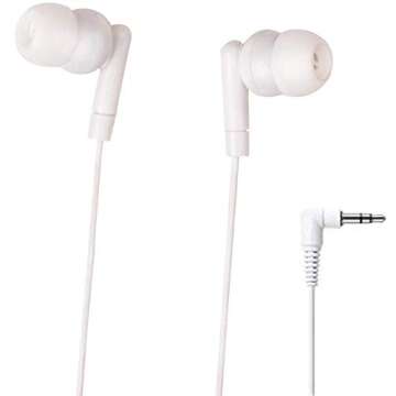 Wholesale Earbuds Bulk Headphone Lots Buds Earphones Headphones Stereo Soft Comfortable Head Phone Phones Earphone Wired Ergofit in-Ear Android Ergonomic Headset (5 Pack, White)