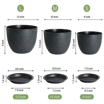 UOUZ Stylish Modern Plant Pots for Any Home Decor