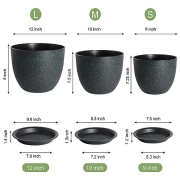 UOUZ Stylish Modern Plant Pots for Any Home Decor