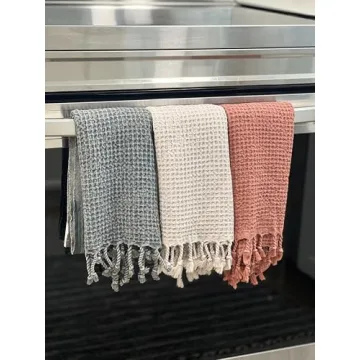 MyAprils Turkish Waffle Towels - 100% Cotton & Versatile Use