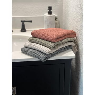MyAprils Turkish Waffle Towels - 100% Cotton & Versatile Use