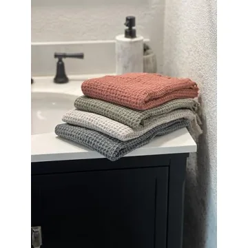 MyAprils Turkish Waffle Towels - 100% Cotton & Versatile Use