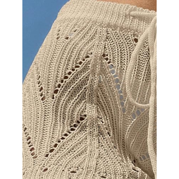 Stylish Women's Hollow Out Crochet Cover Up Shorts